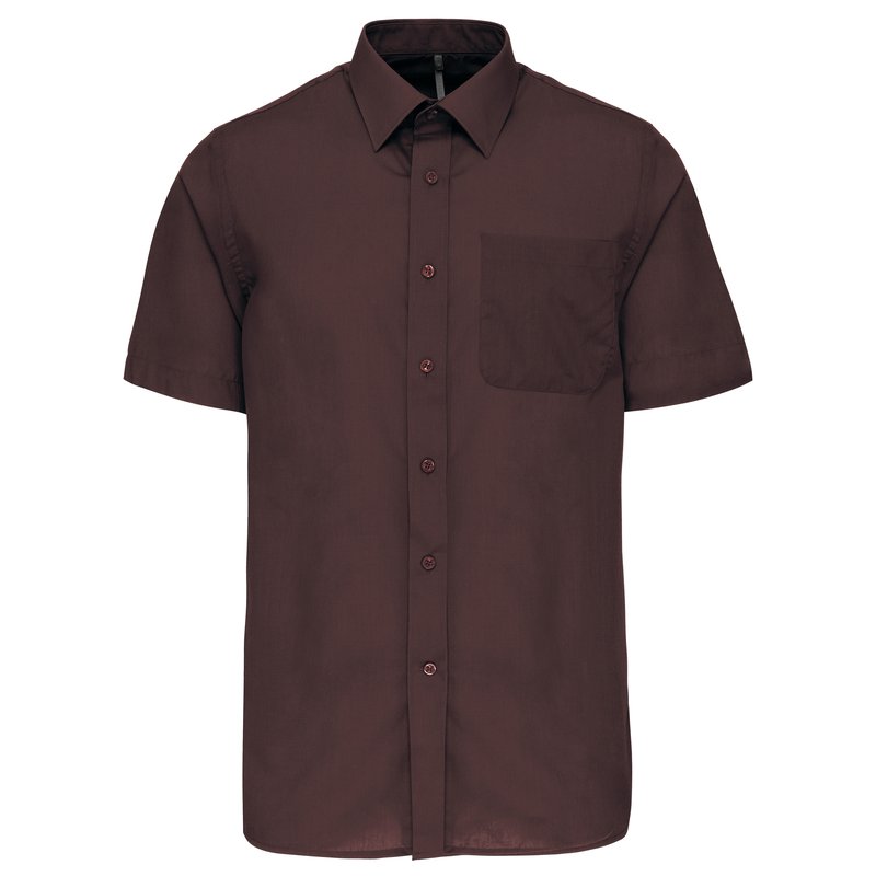 Chemise popeline polycoton manches courtes entretien facile homme – Image 18