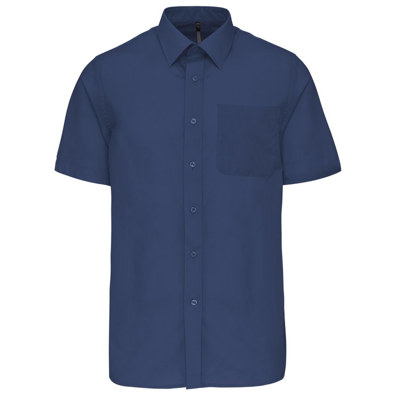 Chemise popeline polycoton manches courtes entretien facile homme – Image 21