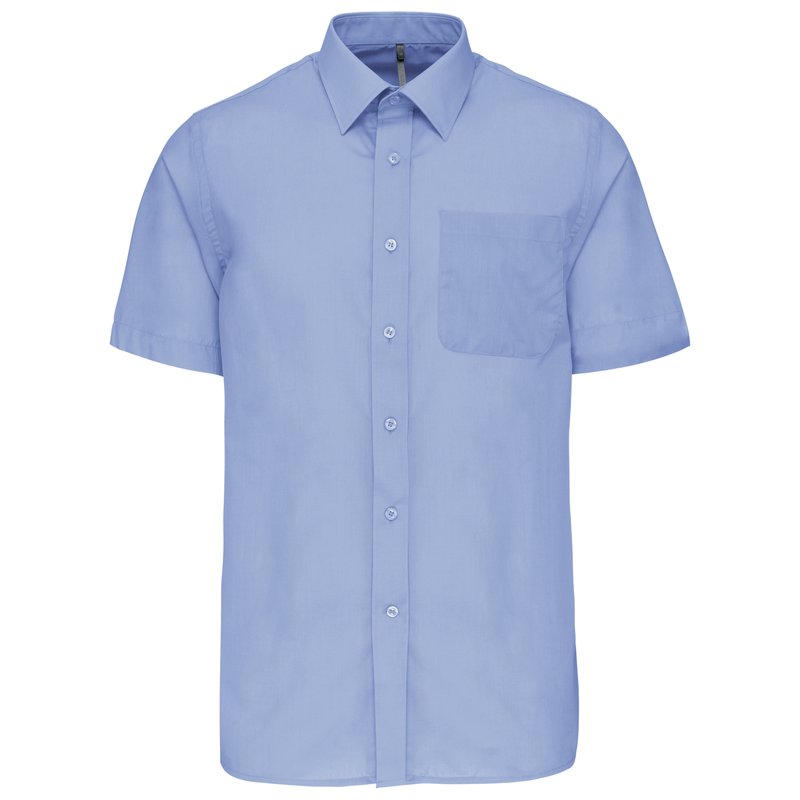 Chemise popeline polycoton manches courtes entretien facile homme – Image 17