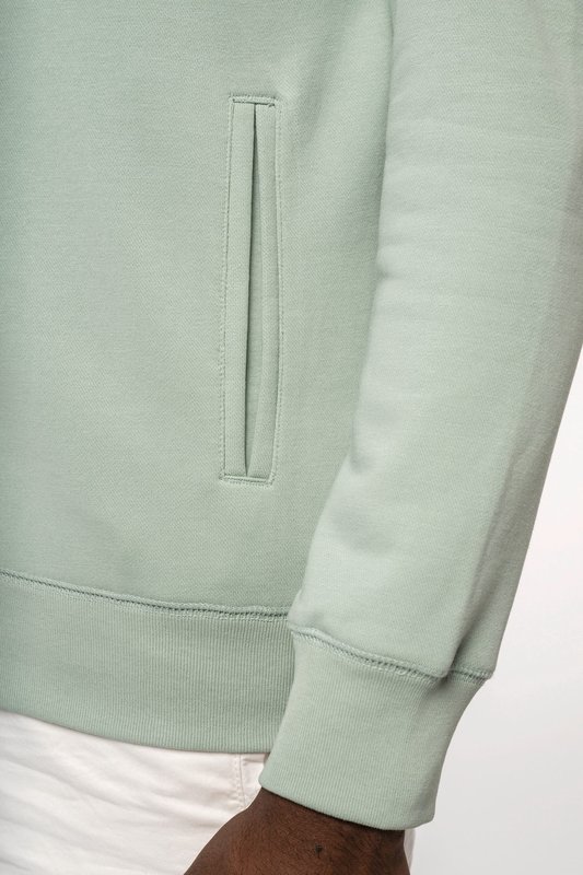 Sweat-shirt french terry écoresponsable zippé à capuche unisexe – Image 6