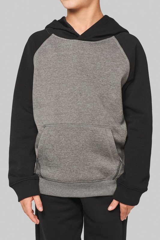 Sweat-shirt capuche bicolore enfant – Image 13