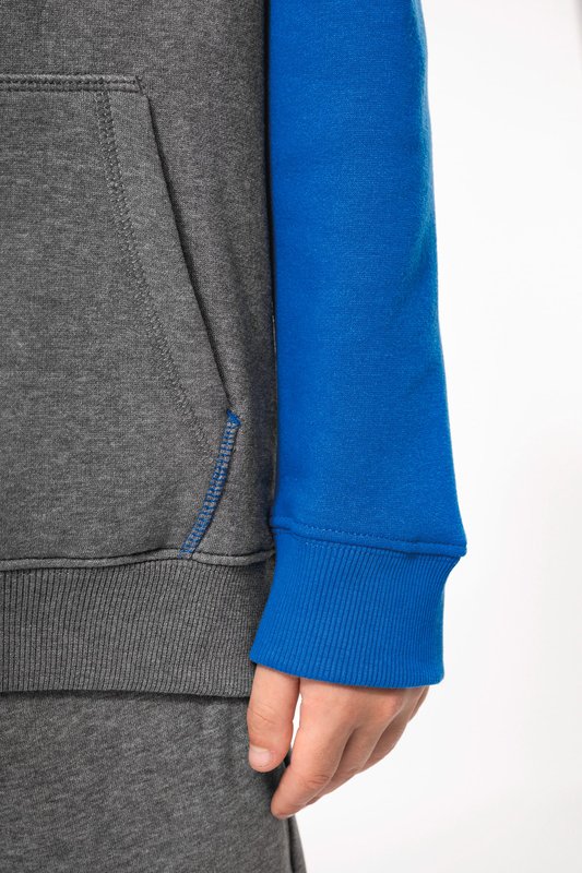 Sweat-shirt capuche bicolore enfant – Image 10