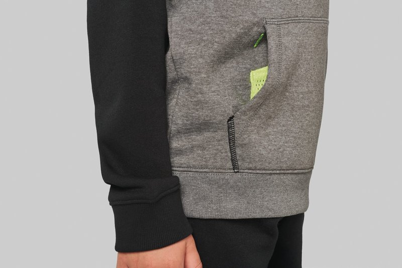 Sweat-shirt capuche bicolore enfant – Image 12
