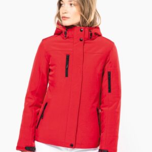 Parka softshell doublée capuche femme