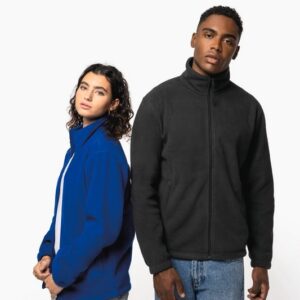 Veste polaire ajustable à poignets élastiqués