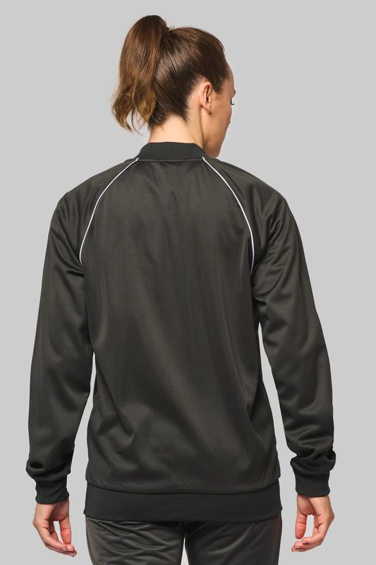 Veste de survêtement zippée avec liseré unisexe – Image 32
