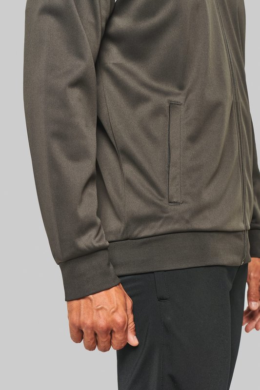 Veste de survêtement zippée avec liseré unisexe – Image 25