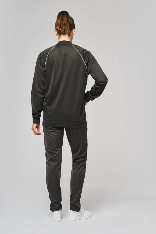 Veste de survêtement zippée avec liseré unisexe – Image 36