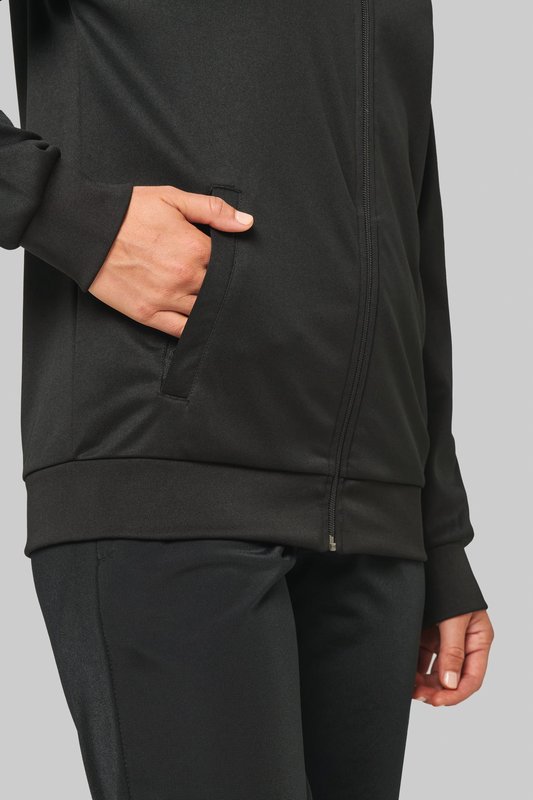 Veste de survêtement zippée avec liseré unisexe – Image 23
