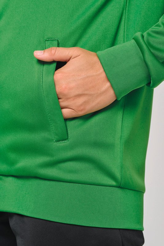 Veste de survêtement zippée avec liseré unisexe – Image 22