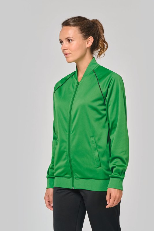 Veste de survêtement zippée avec liseré unisexe – Image 10