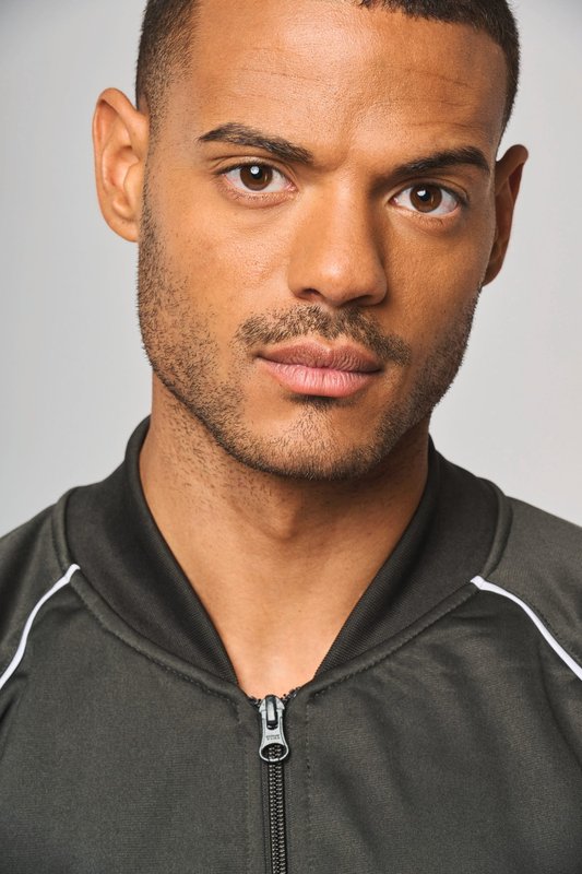 Veste de survêtement zippée avec liseré unisexe – Image 46