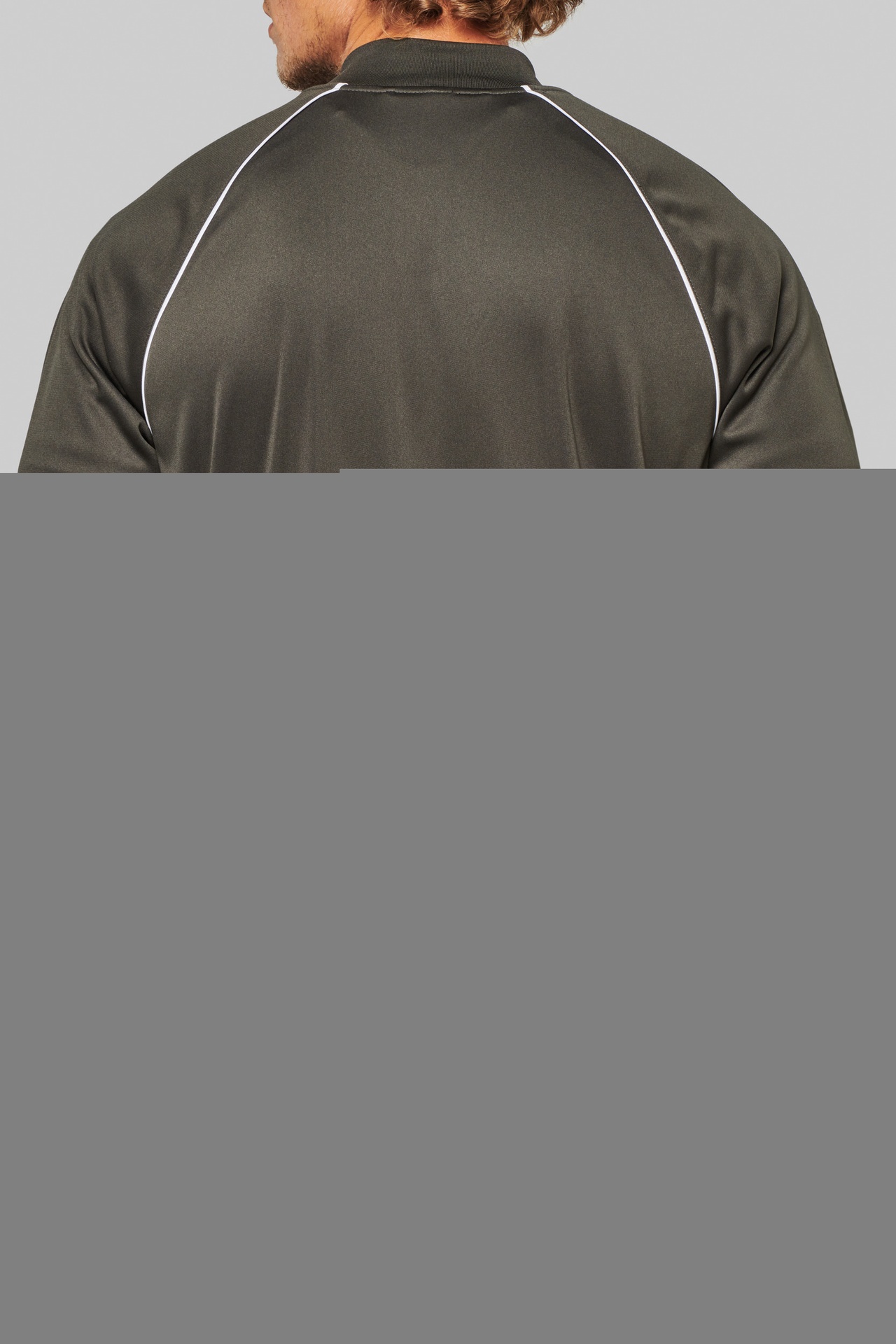 Veste de survêtement zippée avec liseré unisexe – Image 29