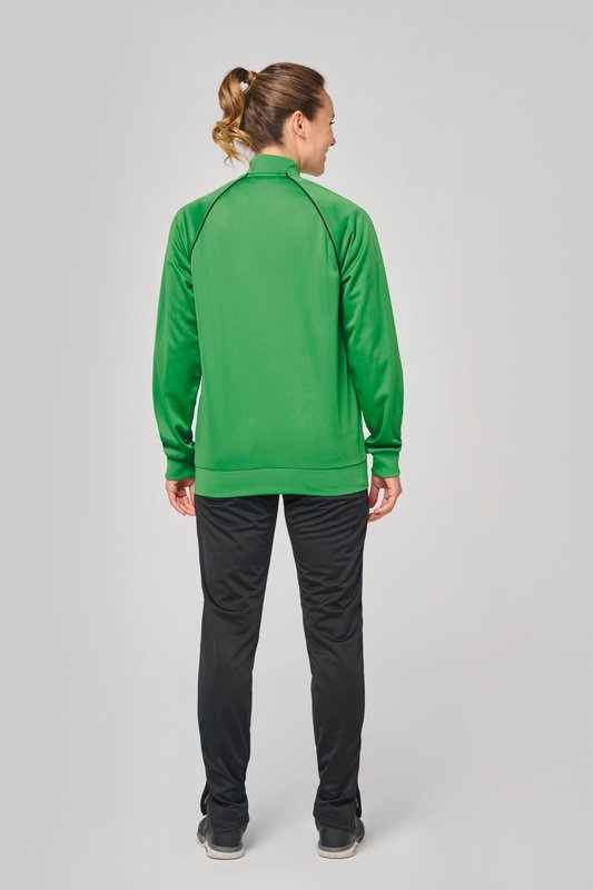 Veste de survêtement zippée avec liseré unisexe – Image 12