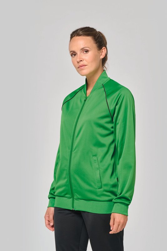 Veste de survêtement zippée avec liseré unisexe – Image 8