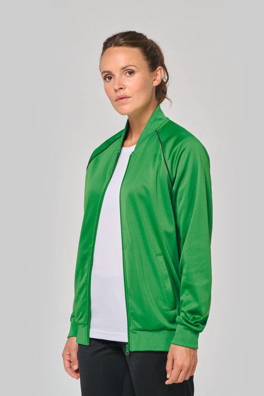 Veste de survêtement zippée avec liseré unisexe – Image 11