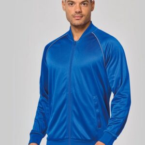 Veste de survêtement zippée avec liseré unisexe