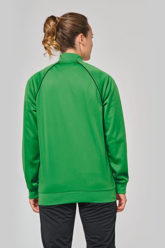 Veste de survêtement zippée avec liseré unisexe – Image 9