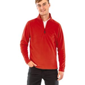 Micropolaire recyclée col zippé