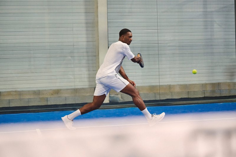 T-shirt de padel bicolore à manches raglan homme – Image 12