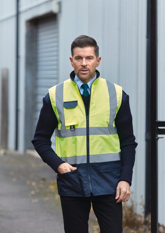 Bodywarmer rembourré haute visibilité – Image 3