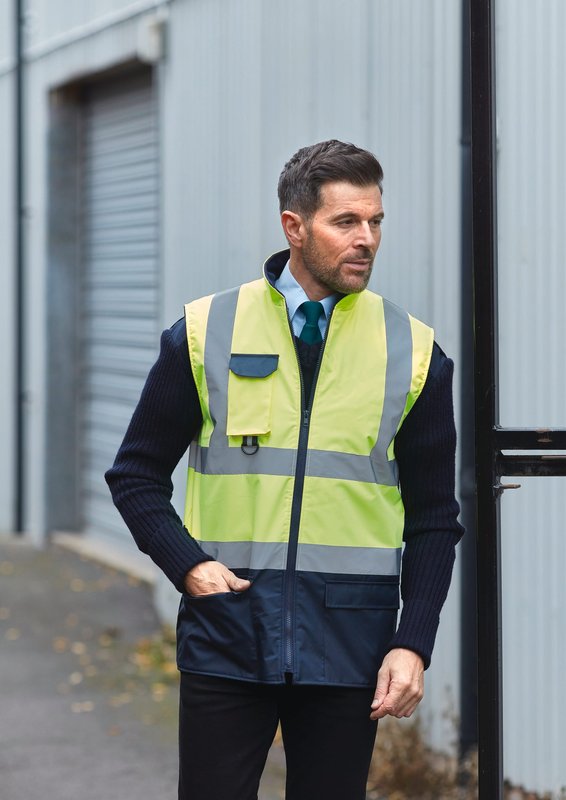 Bodywarmer rembourré haute visibilité – Image 4