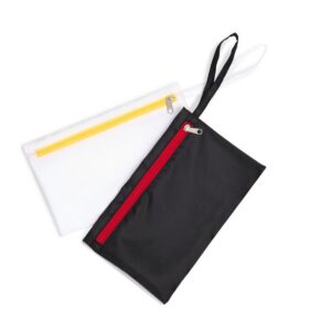 Pochette à double compartiment dont un imperméable