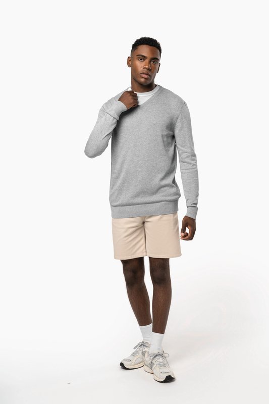 Pull col en V écoresponsable homme – Image 6