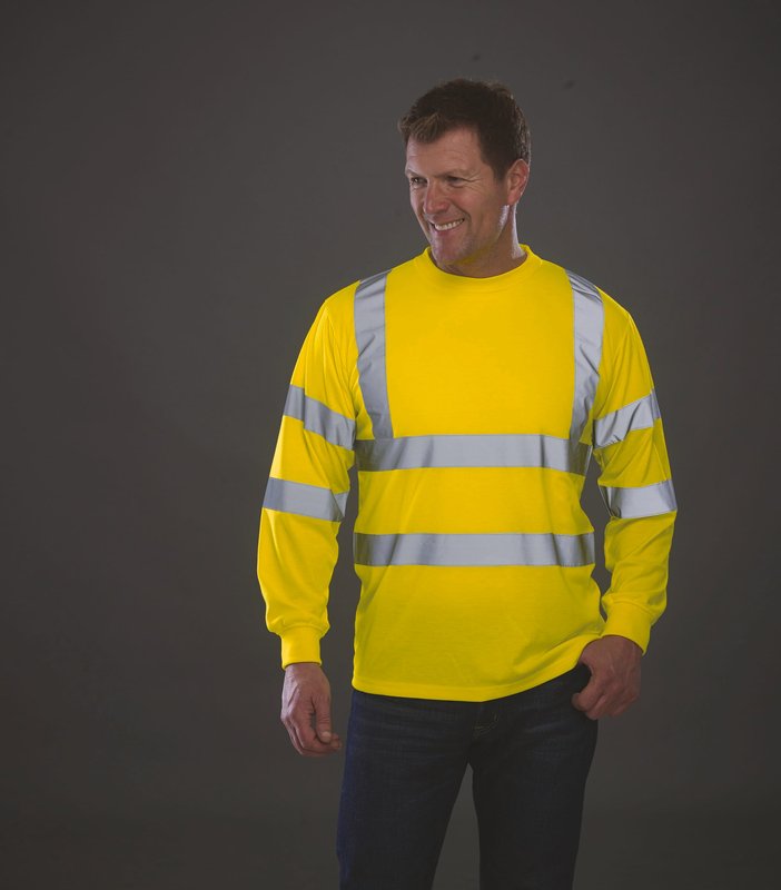 T-shirt haute visibilité manches longues