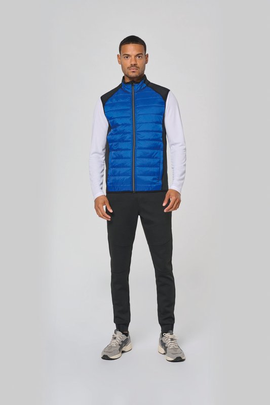 Veste sport bi-matière sans manches unisexe – Image 3