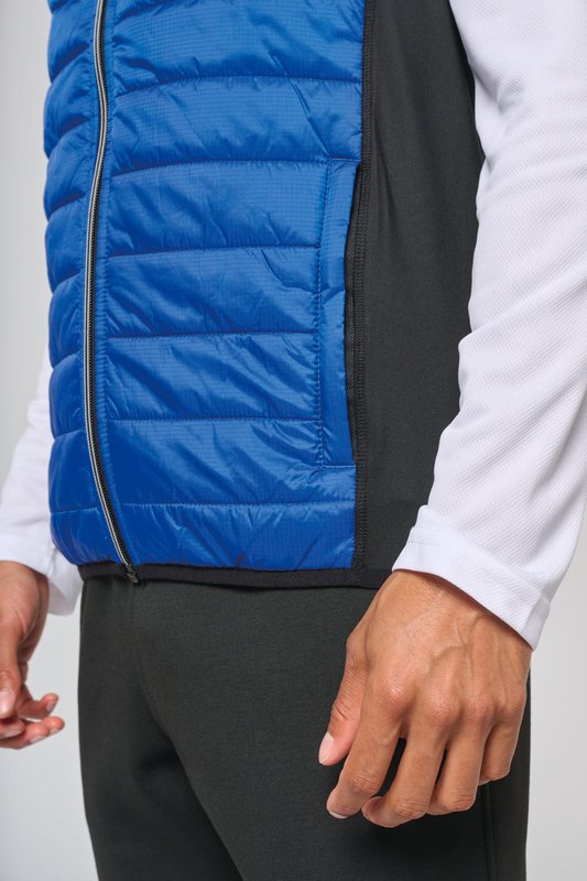 Veste sport bi-matière sans manches unisexe – Image 9