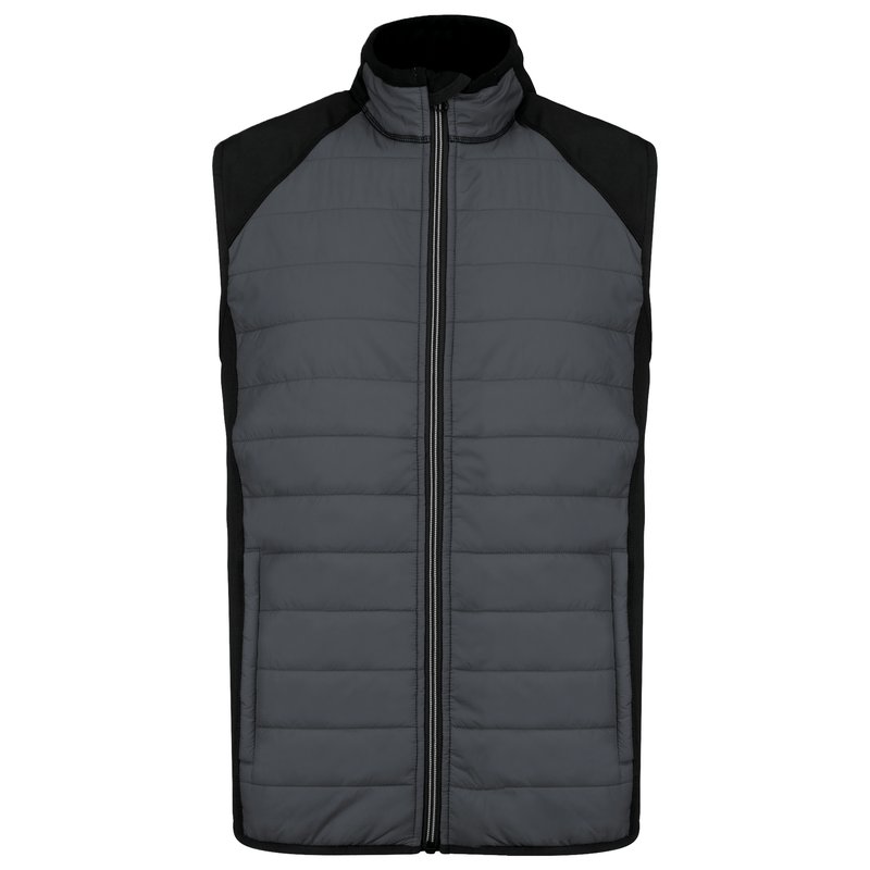 Veste sport bi-matière sans manches unisexe – Image 15