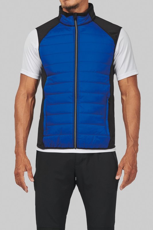 Veste sport bi-matière sans manches unisexe – Image 10