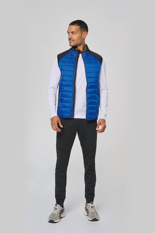Veste sport bi-matière sans manches unisexe – Image 4