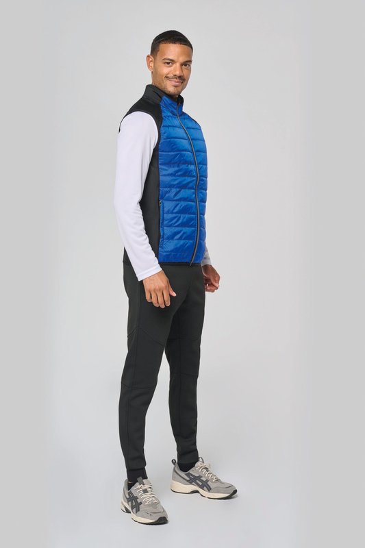 Veste sport bi-matière sans manches unisexe – Image 5