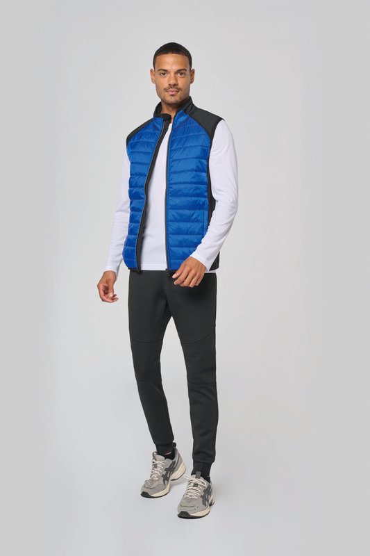 Veste sport bi-matière sans manches unisexe – Image 6