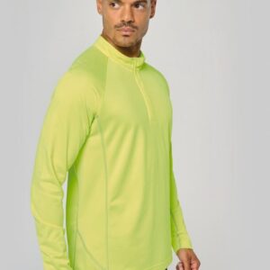 Haut de sport manches longues ¼ zip homme