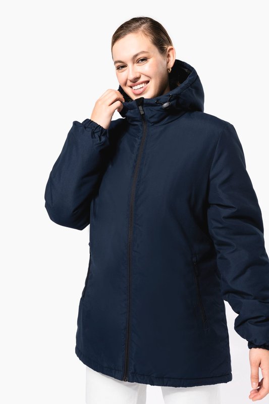 Parka à capuche recyclée unisexe – Image 12