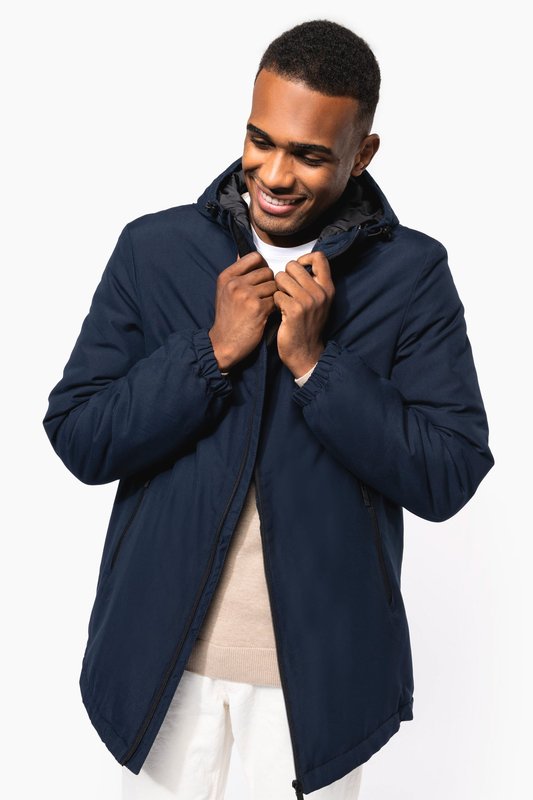 Parka à capuche recyclée unisexe – Image 6