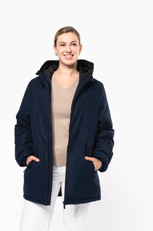 Parka à capuche recyclée unisexe – Image 9