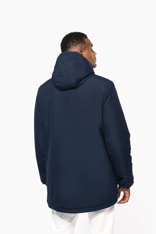 Parka à capuche recyclée unisexe – Image 4