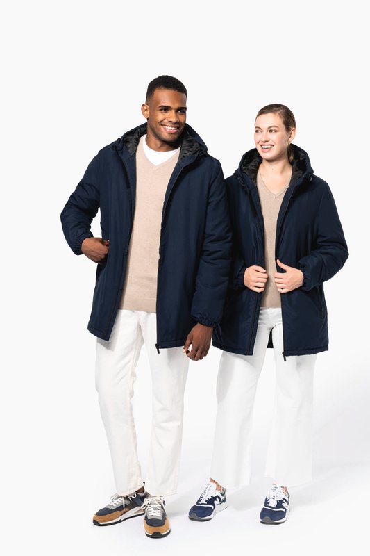 Parka à capuche recyclée unisexe – Image 15