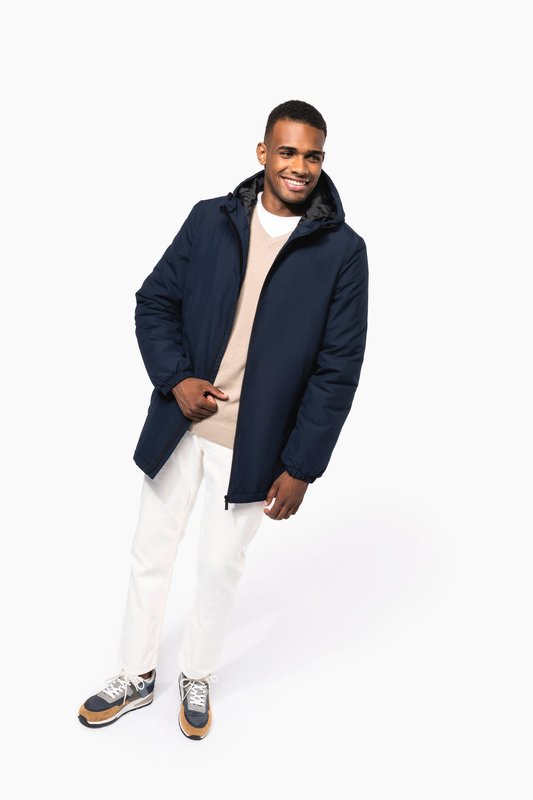 Parka à capuche recyclée unisexe – Image 7