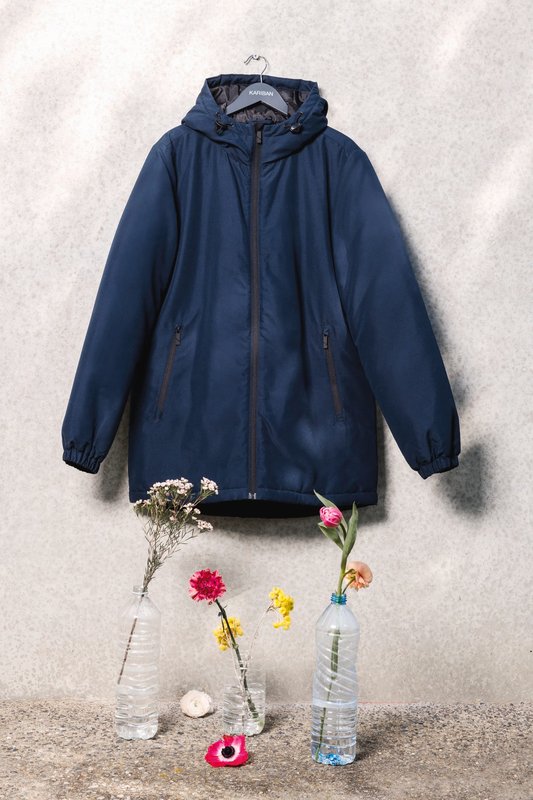 Parka à capuche recyclée unisexe – Image 23