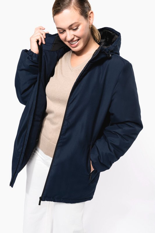 Parka à capuche recyclée unisexe – Image 11