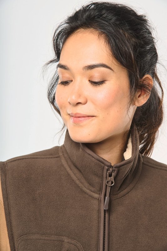 Bodywarmer polaire avec intérieur sherpa unisexe – Image 17