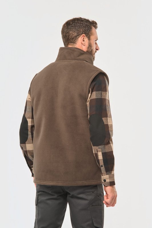 Bodywarmer polaire avec intérieur sherpa unisexe – Image 4