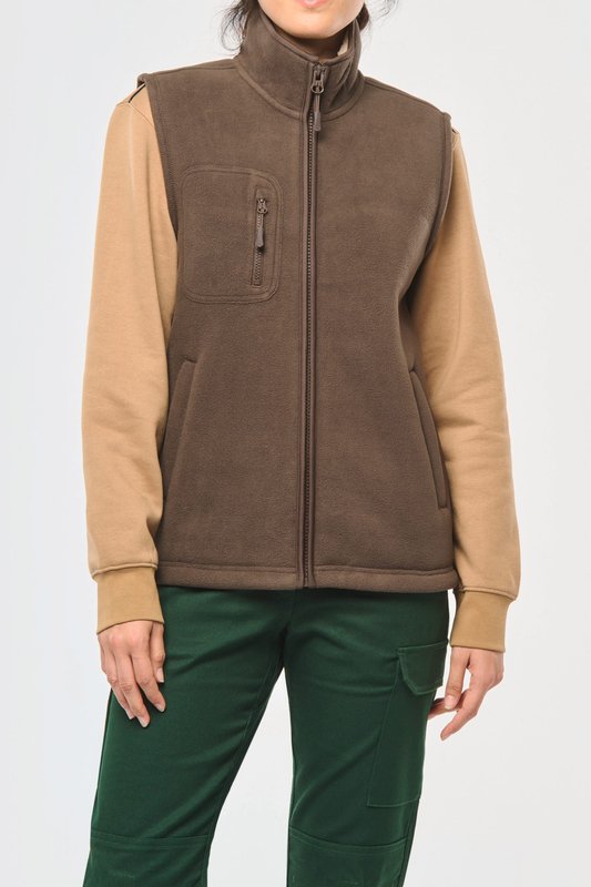 Bodywarmer polaire avec intérieur sherpa unisexe – Image 23