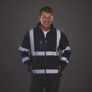 Veste softshell haute visibilité