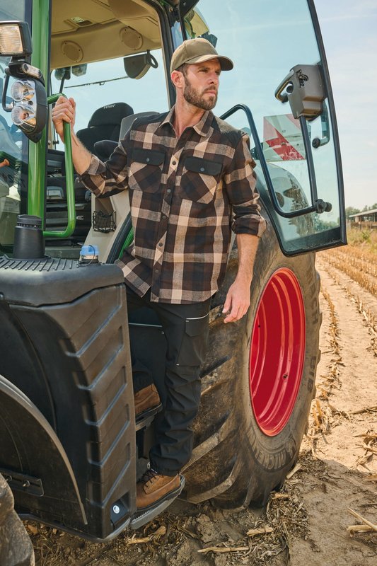 Chemise à carreaux avec poches homme – Image 14